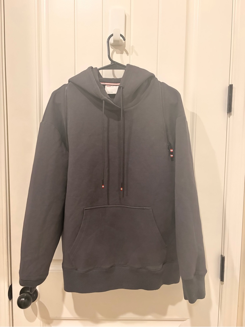 Wilson Men's Dark Charcoal Hooded Pullover Sweatshirt